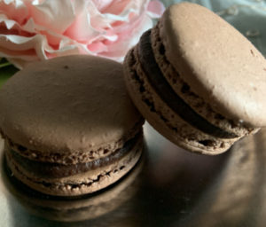 chocolate macarons